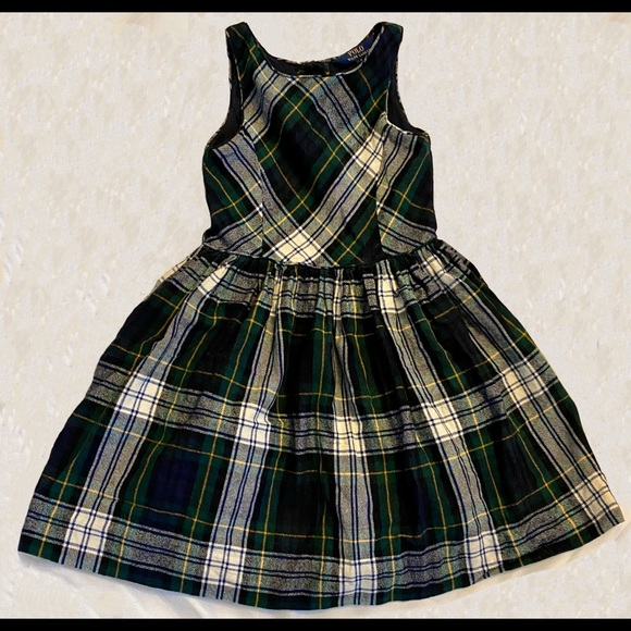 Polo Ralph Lauren Other - Polo Ralph Lauren Flannel Plaid Dress Girls 6
